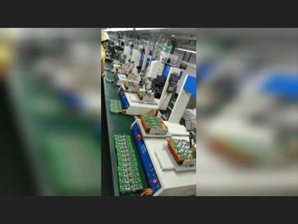 焊錫機現場調試